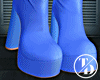 ♰| Blue Platform Boot