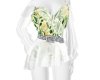 N. Elegant flowers dress