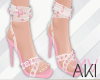 Aki Clear Heels Pink