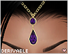 Purple Forehead Jewel