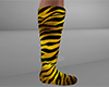 Yellow Tiger Stripe Socks TALL (M)