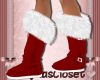 *J* Kids Red Snow Boots