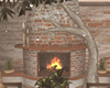 Winter Living Fireplace
