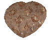 RS copper heart pillow