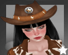 brown cowgirl hat