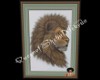 Art Lion Head Portrait 