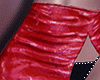 MM RED LEATHER SKIRT RLL