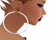 Silver Hoop Earrings BIG