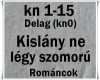 Kislany ne legy szomoru