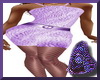 Purple Belted W/Fishnets