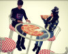 ! PIZZA EATING PARTY