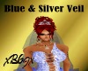 [B69]Blue n Silver Veil