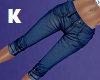 K. Crop Jeans Blue