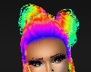*Sexy Bow Rainbow Hair