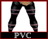 Crimson Buckle PVC Pants