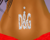 *SS* Dia D&G Belly Ring