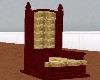 red/gold throne