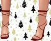 Christmas red heels