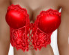 Red Satin Bustier