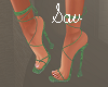 Green String Sandals