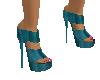 teal shoes