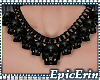 [E]*Black Skull Necklace