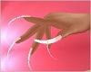 Long Pink Nails Hands