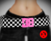 pink n checker belt.