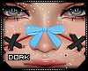 D|Blue Stitch Bow