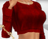 SE-Red Sweater Top