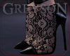 [GREY]Crazy Lace Heels