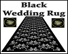 Black Wedding Rug