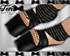 Black Glittering Heels