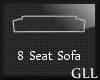 GLL LP 8 Grey Sofa
