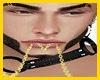 GOLD MOUTH+LIPS CHAIN