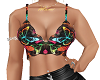 NEON BUTTERFLIES TOP