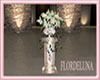 floral pedestal wedding