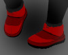 M! Red Puffer Shoes