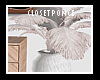 Ostrich Feathers + Vase