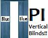 PI - Blue Vertical Blind
