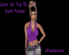 Purple Lace Up Top RL