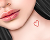 A| Heart neck tattoo ²
