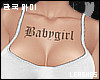babygirl chest tat