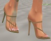 (K) tan  thong heels