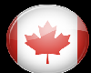 Canada button Stickers