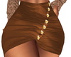 Brown Leather Skirt