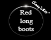 Red Long Boots