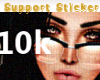 10 Support Sticker
