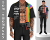 Pride Open Shirt + Tats