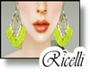 Neon Lime Earrings